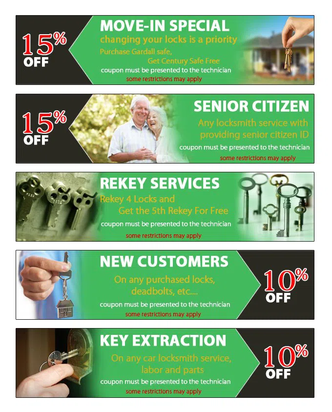 Newark Expert Locksmith Newark, NJ 973-512-5415 - coupon23-set-five